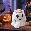Ghost Walking Dog Bucket Candy Bowl Holder Bucket Large Capacity Indoor Outdoor Halloween Planter Pot Decor