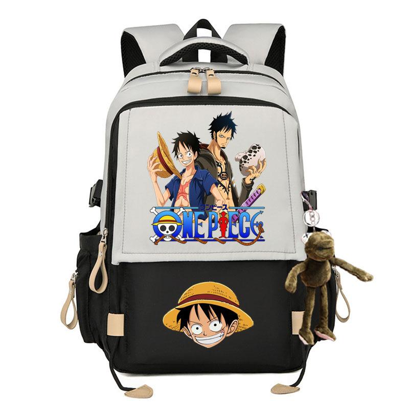 ONE PIECE Backpack Teen Student Large Capacity Fashion Backpack