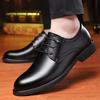 Flat/5CM Elevator Shoes Men Dress Shoes Black Soft Leather Men Heighten Formal Shoes Casual Business Men Oxfords Suit Shoes
