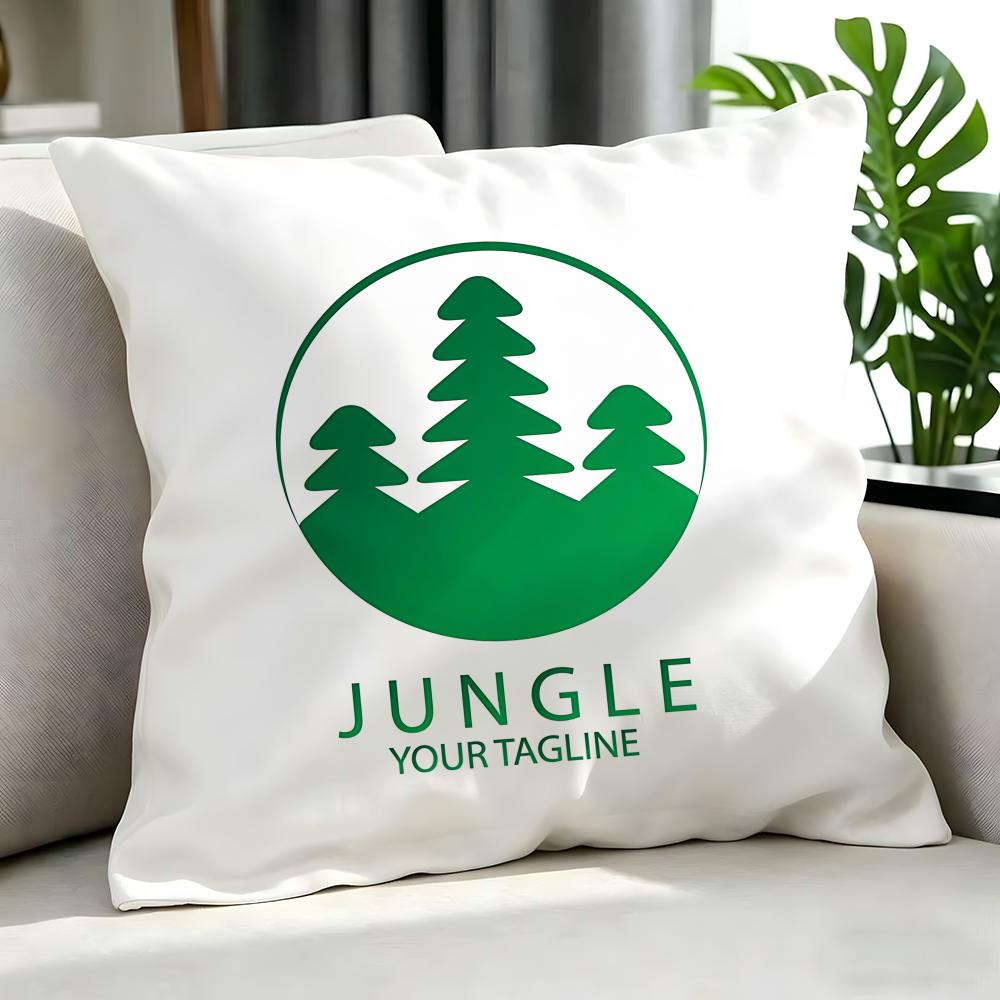 Indie Jungle Cushion Cover Cushion Cover Set 4Pcs 50X50 45X45 40X40 Pillowcase Decorative Sofa Home Decor