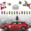 Christmas Magnet Decoration Reflective Car Fridge Decorations Magnetic Stickers Garage Door Light Bulbs Christmas Decals