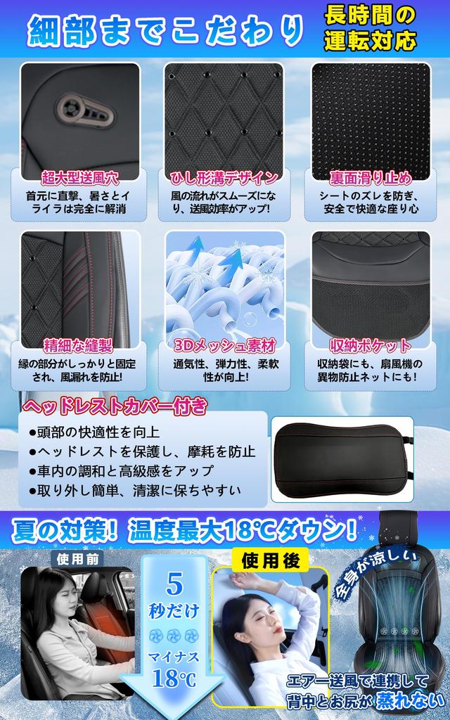 SMARTABL Охладитель для автомобильного сиденья, Охлаждающее сиденье, Модель 2025 года, 12 В, 24 В (2 Дополнительных