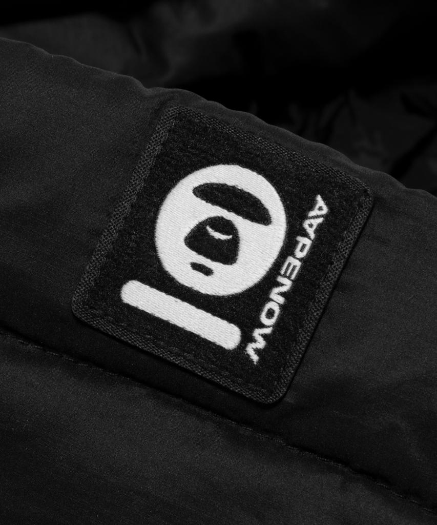 AAPE AAPEnow Moonface Hooded Down Jacket / Aapdnm7725Xxpbkx
