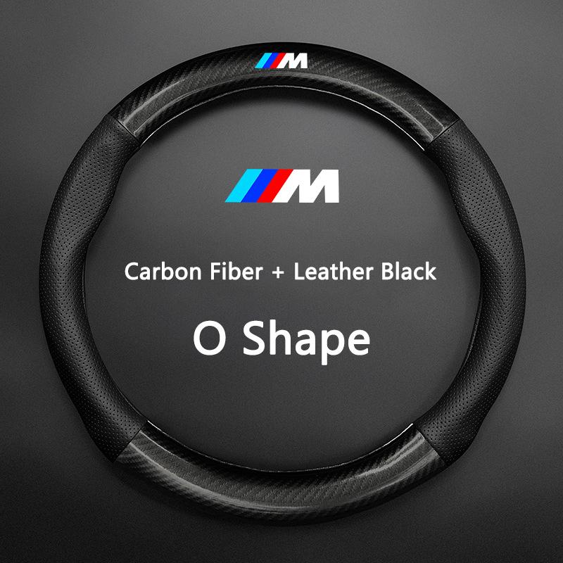 Car Anti-slip Leather Steering Wheel Cover For BMW M Power X3 X4 X5 X7 E36 E39 E46 E60 E65 E90 F10 F15 F20 F25 F30 G20 G30 G05