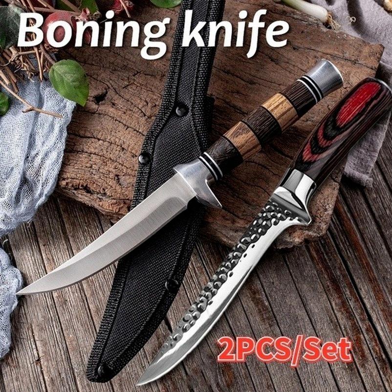 Нож Ktichen, нож для мяса, нож для обвалки из нержавеющей стали, нож для нарезки рыбы, мясной нож, многофункциональный кухонный нож