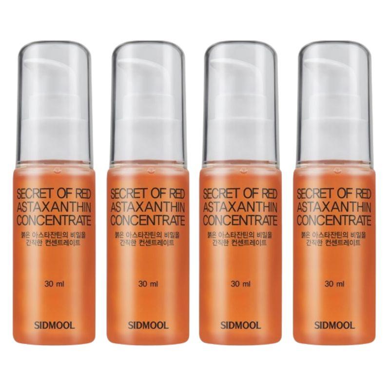 SIDMOOL Secret of Red Astaxanthin Concentrate 30ml 1+1 Astaxanthin 10ppm Microalgae Facial Serum 2pcs