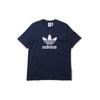 Originals Trefoil Tee With Letter Print Breathable Short Sleeve Men Tops College-Navy ED4715