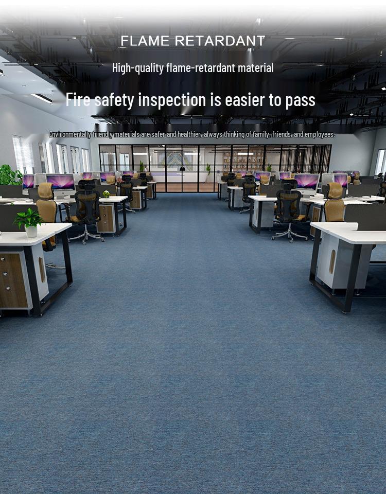 Огнестойкий ковролин с петлевым ворсом для офисов, конференц-залов, танцевальных студий, школ, стен и полов.