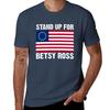 Stand Up For Betsy Ross Flag Tshirt Regular Fit Plain Tee Shirt