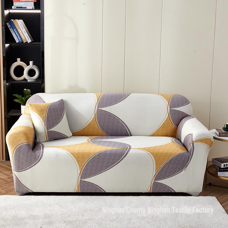 Эластичный нескользящий чехол для дивана Cross-Border – комплексный дизайн
