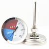 1PC Metal Thermometer BBQ Barbecue Thermometer, Thermometer Oven Meter Kitchen Thermometer Barbecue Grill Thermometer