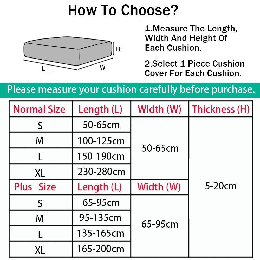 Waterproof Jacquard Sofa Seat Cushion Cover For Living Room Furniture Protector Couch Chaise Longue Sofa Armchair Seat Slipcover