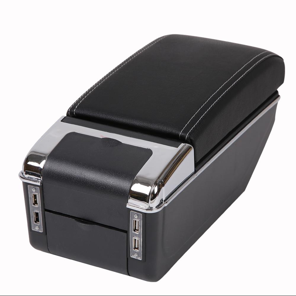 Автомобильный подлокотник для Peugeot 2008, модернизированный подлокотник, ящик для хранения, автомобильные аксессуары, выдвижной, 2019 2020 2021