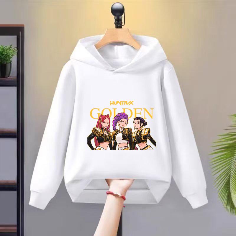 Худи Толстовки Девочки Стильная Толстовка с Мультяшным Принтом Повседневная Удобная Худи Свободного Кроя