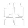 [Blm]Hy020 Black - Set Of Velour Floor Mats To Fit Hyundai Getz 2002-2011 - Black Trim