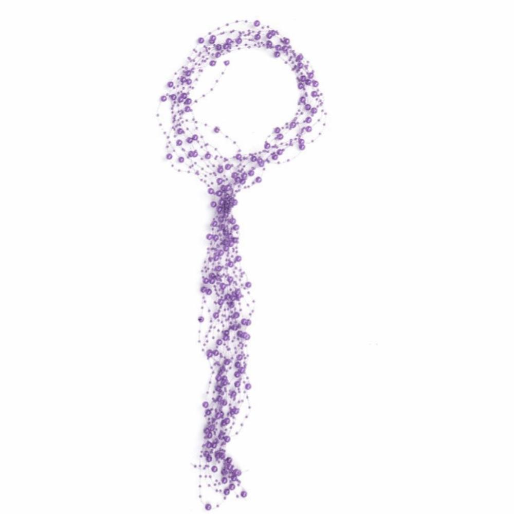 Imitation Pearl Beaded Tassel Wreath Multi-Layer Women Daily Hair Wear Wedding