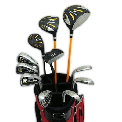 Набор гольф-клубов WORLD EAGLE 11 клубов сумка-подставка 5Z-Black мужской [для правой руки/R] + WE-F-01 [красный]