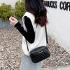 Small Crossbody Lingge Embroidery Chain Women Messenger Bag Handbags Shoulder Bag PU Leather