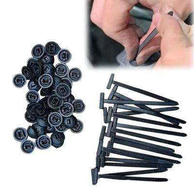 Нейлоновая универсальная пряжка для кабельных стяжек, прочный нейлоновый фиксатор для кабельных стяжек, многоцелевой пластиковый инструмент для кабельных стяжек, подходит для ежедневного обслуживания автомобиля