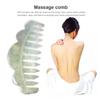 1Pc Nature Jade Comb Massage Spa Acupuncture Head Treatment Gua Sha Board