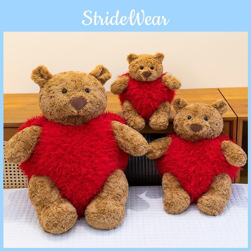 Teddy Heart Loving Bear Plush Toy Animal Stuffed Doll Kids Gift Decorations