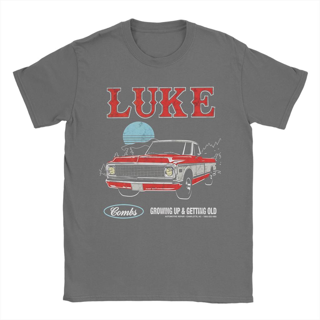 Oversized TShirt Luke Combs My Kinda Saturday Night Tour Cotton TShirts Novelty Tshirt for Unisex Summer Casual Short Sleeve Tees