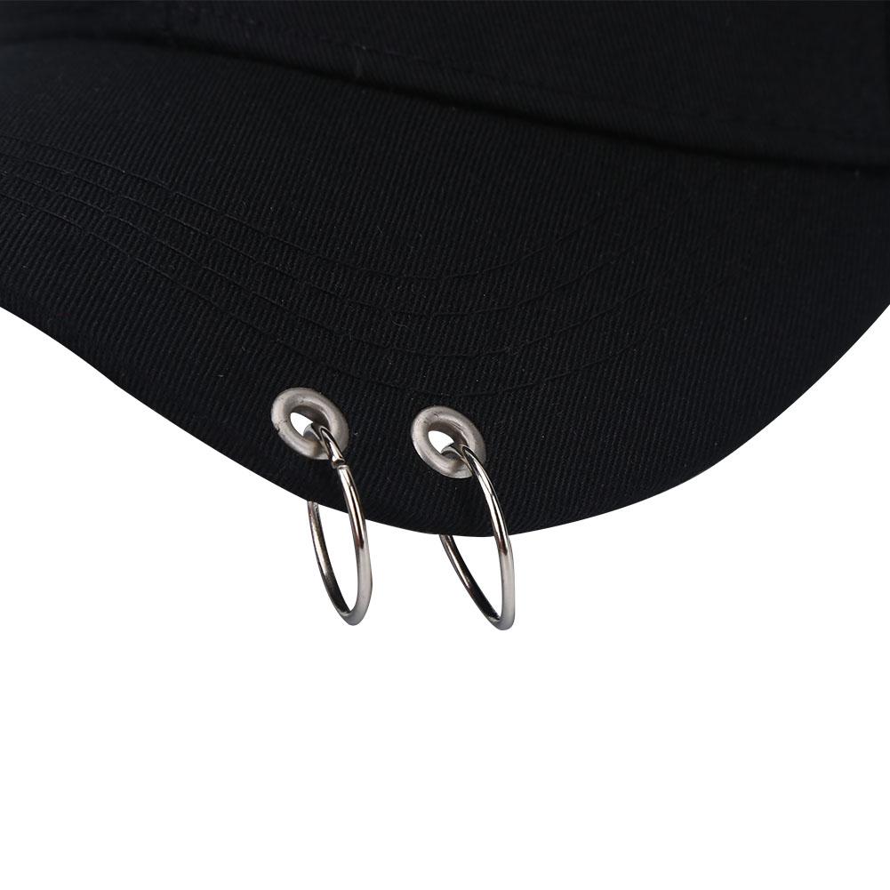 Унисекс Спорт Snapback Бег Бейсбол Открытый Изогнутый Регулируемый Летняя Кепка Черный