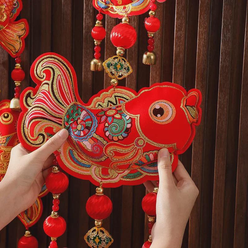 2025 Snake Year Blessing Pendants: New Year and Spring Festival Decorations for Wealth and Prosperity