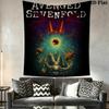 Nightmare Ultimate Metal Anthem Tapestry Wallmounted Fashion Print Atmospheric Background Cloth Wall Decoration Homestay Soft Decoration Tapestry