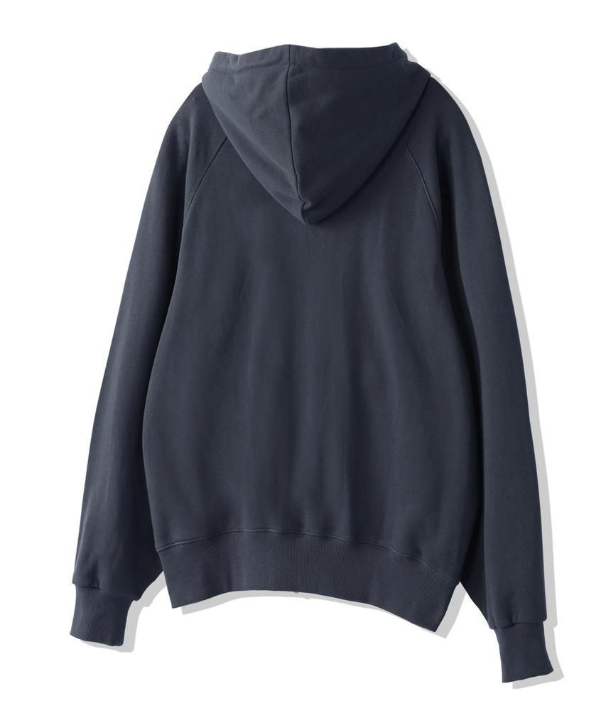 Худи на молнии оверсайз Moderment Applique Washed [Угольный]