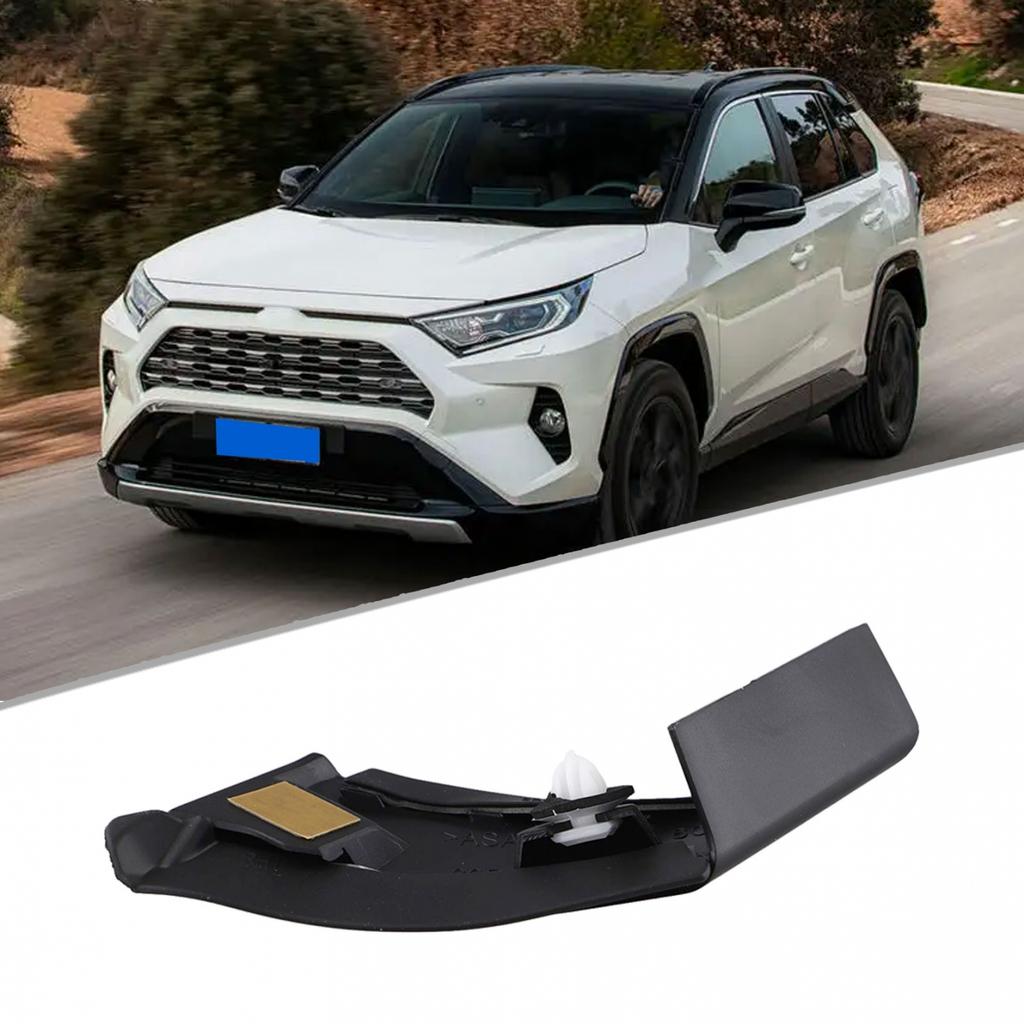 Черная крышка панели отделки правой стойки A из АБС-пластика для Toyota RAV4 2019 2023