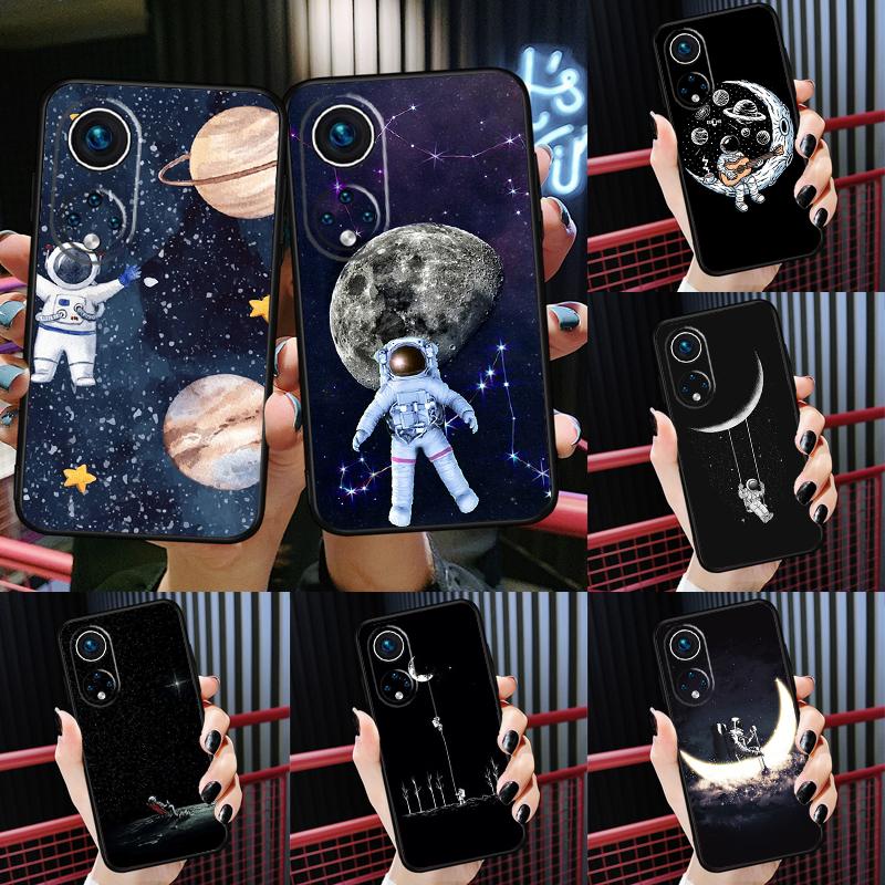Чехол с изображением Луны, Звезд, Космоса, Астронавта для Honor 200 Lite 50 70 90 X9c X9b X9a X8a X8b X7a X6a X8 X9 Magic 7 5 6 Pro