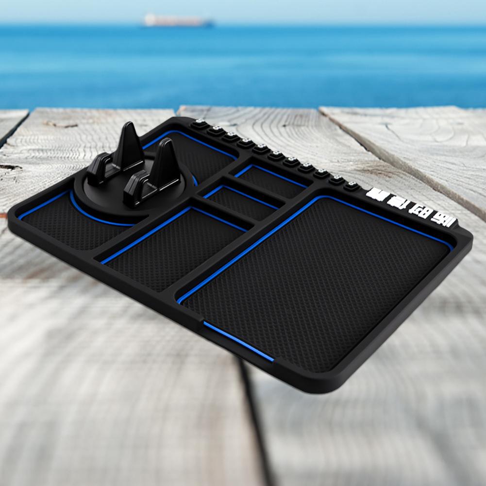 Держатель мобильного телефона на приборную панель автомобиля, многофункциональная подушка для телефона, липкий противоскользящий коврик, противоскользящая накладка, аксессуары для салона автомобиля