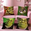 Чехол на подушку Аниме S-ShrekS Удобный двусторонний чехол Идеально подходит для автомобиля, дивана, спальни и других мест