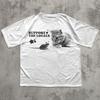 Support The Locals Y2k Cat And Mouse T-shirt, Vintage Graphic Cats Tee, Retro Kitten Shirt, Cats Lover Gift, Unisex Cotton Tshirt, Silly Tee