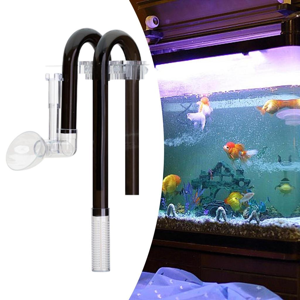 Aquarium Lily Pipe Adjustable Filter Accessories, Easy To Install Remove Oil Stains Surface Skimmer