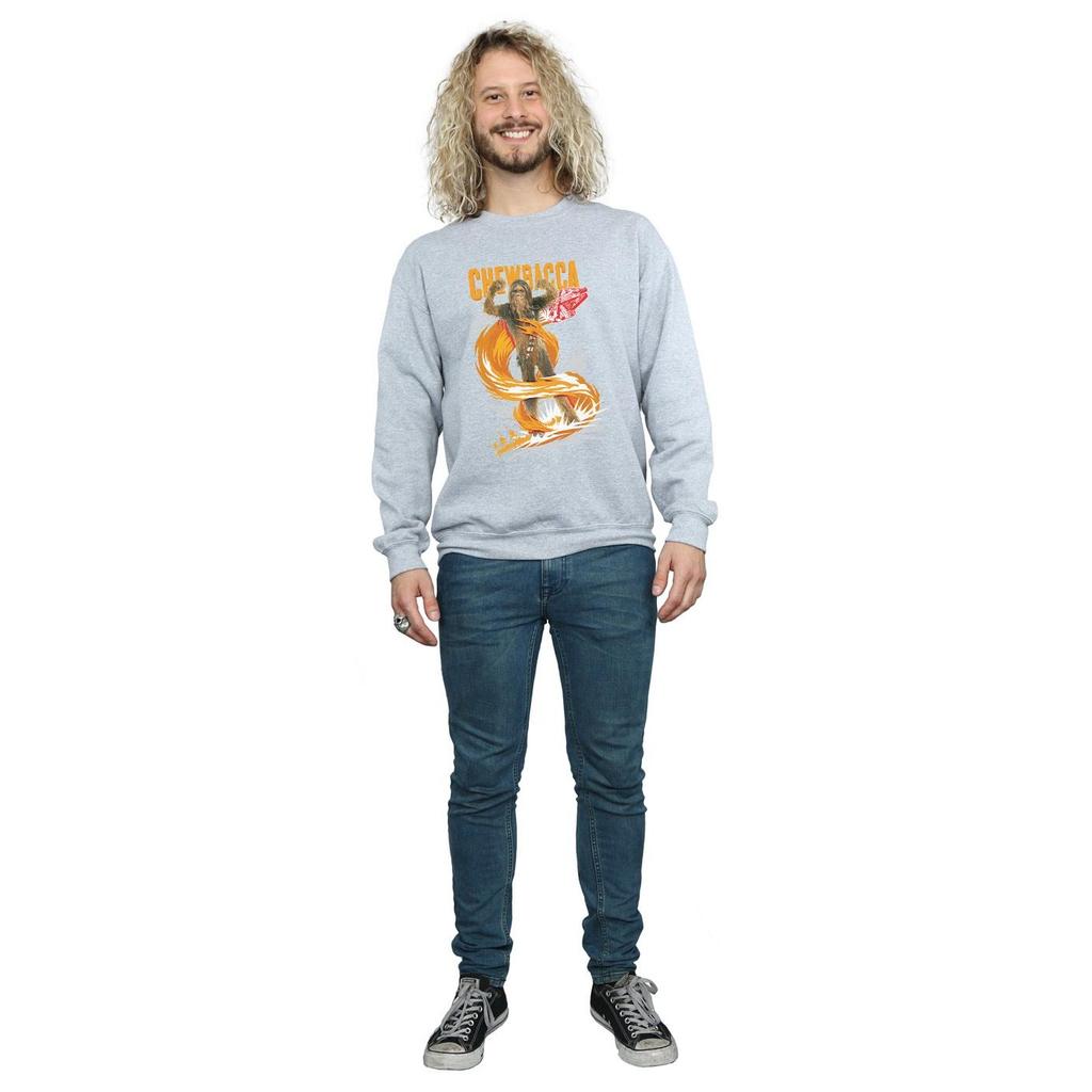 Star Wars Mens Chewbacca Gigantic Sweatshirt
