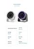 Weilexing Stepless Speed Digital Display Touch Desktop Fan