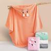 Cartoon Pattern Pure Cotton Baby Blanket & Bath Towel