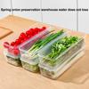 Yousheng 1/3 шт. прозрачный холодильник для хранения овощей органайзер пищевой BPA бесплатно штабелируемый многофункциональный свежий ящик