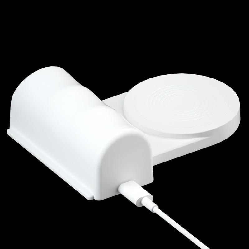 Магнитный Bluetooth-селфи-палка и беспроводное зарядное устройство: Многофункциональная настольная подставка 3-в-1