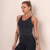 Washed Sports Bodice Slim-fit Striped Back Fitness Vest Women's High Spring Yoga Bra
