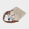 Hand-woven Straw Bag for Women, Large Capacity, 2025 New Summer Style, Single Shoulder Crossbody, Beach Vacation Tote Bag