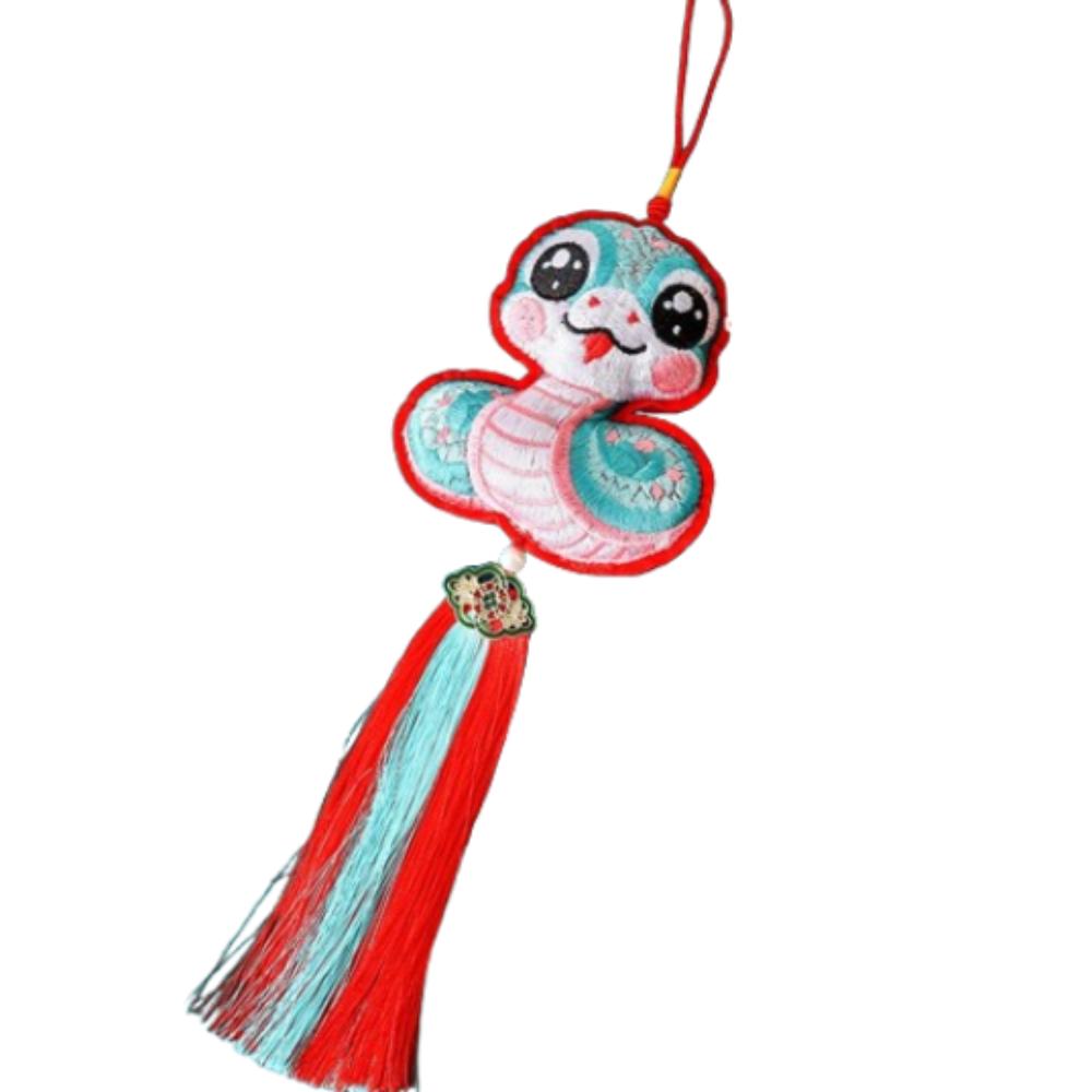 Подвески ручной работы в виде китайских счастливых мешочков. Традиционные новогодние подвески. Новогоднее украшение.