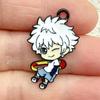 10 шт. Милая фигурка HUNTER X HUNTER Брелок для ключей DIY Металлический Ручной работы Сплав Брелок GON·FREECSS Брелок Подарок для фанатов