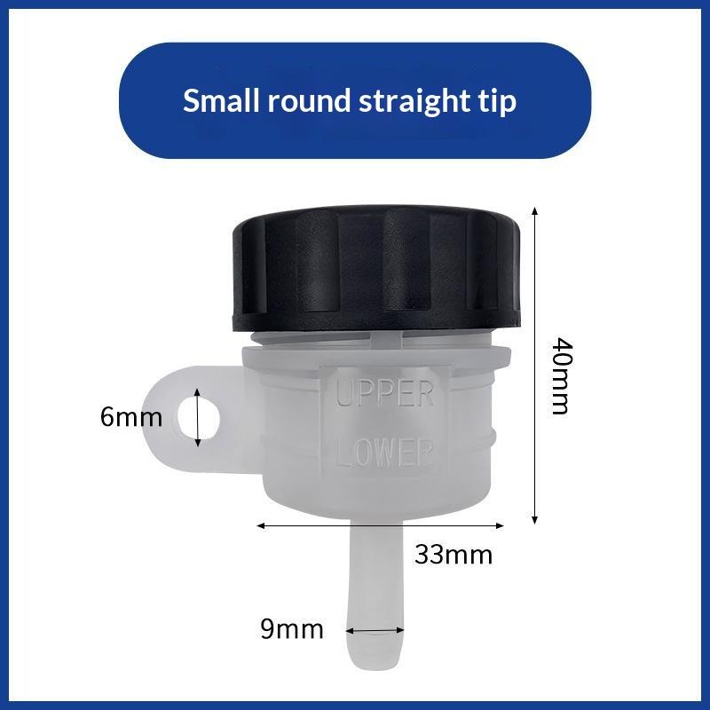 Motorcycle Master Cylinder Brake Oil Cup Lightweight Universal Fit Foot Lever Brake Oil Tank for Cruiser Sports Motorbike