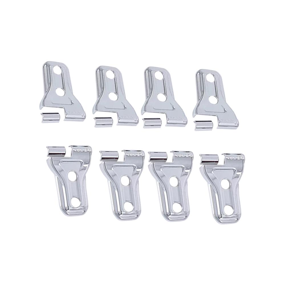 16 шт. передняя крышка капота двигателя автомобиля пряжка отделка внешние аксессуары декоративная отделка для Jeep Wrangler JL JLU 2018-2024