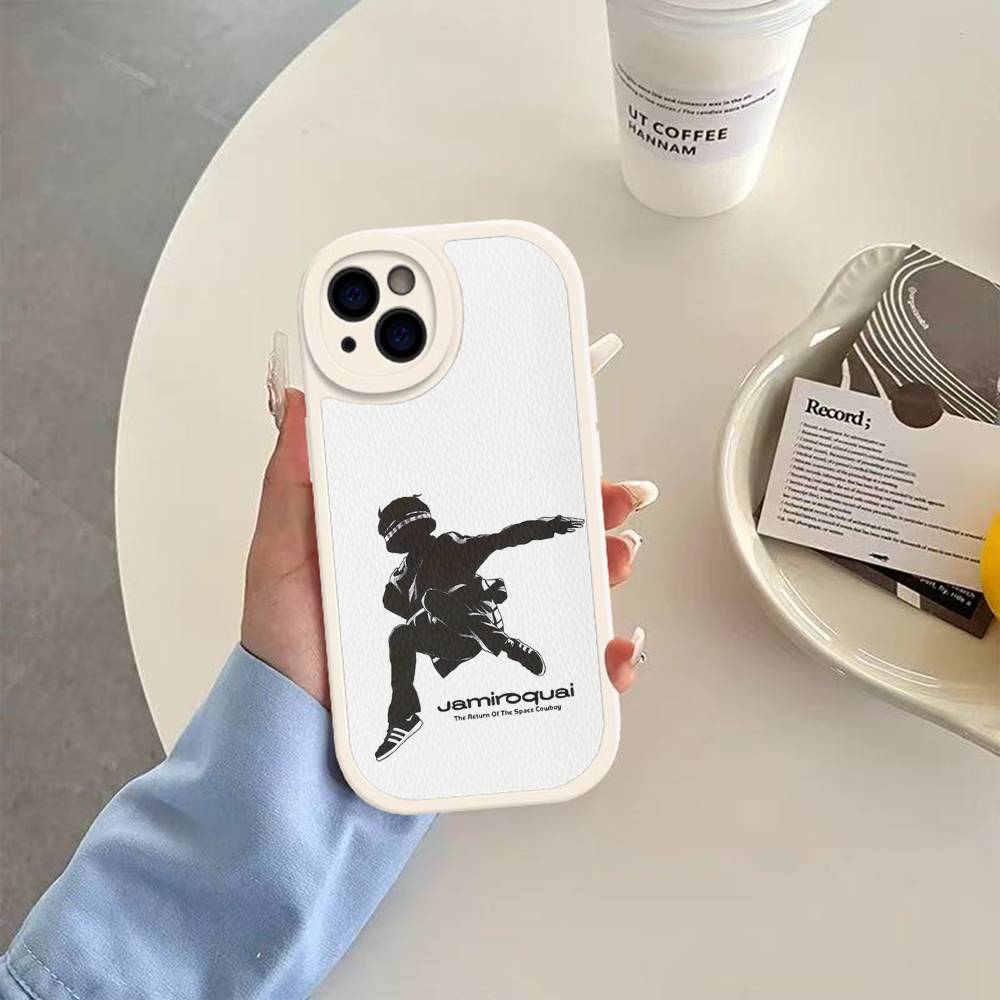 Чехол для телефона Jamiroquai из Rock Band для iPhone 16 15 14 13 12 11 Pro Max Plus Мягкий кожаный чехол