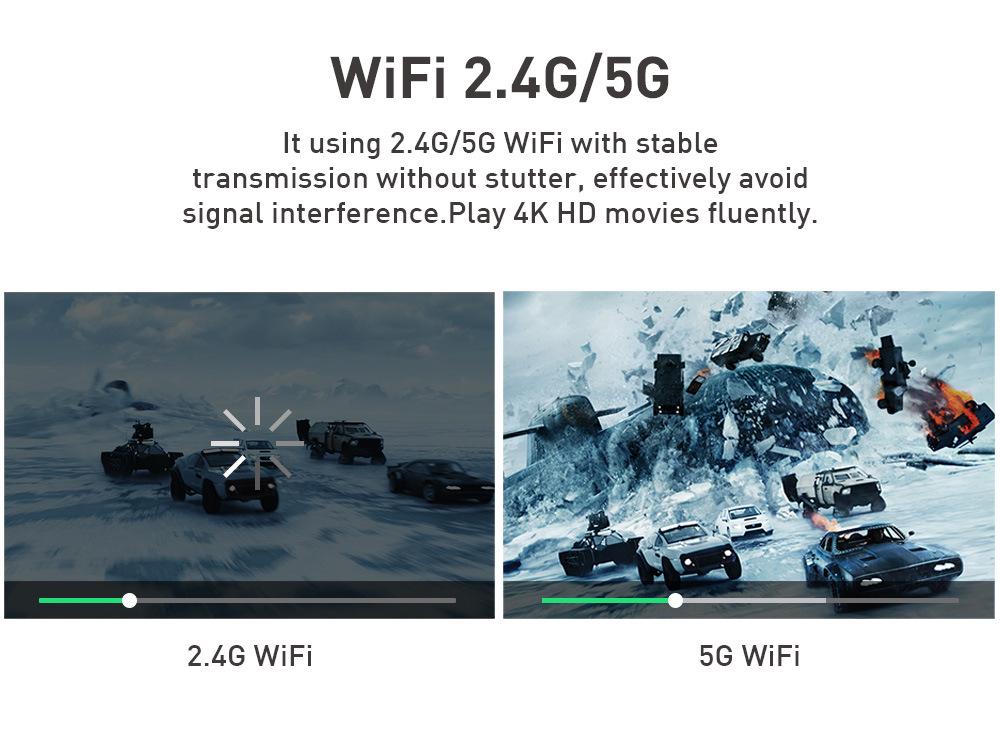 Портативный 3D Мини Домашний 4K DLP Проектор P09 с Батареей — Второе Поколение