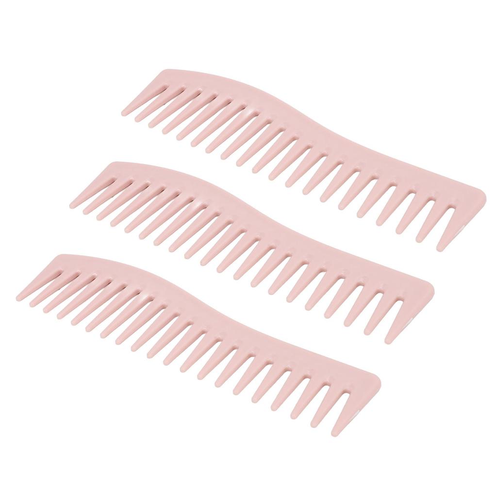 10 шт. расческа для распутывания волос пластиковая с широкими зубьями компактная профессиональная расческа для стилиста для дома